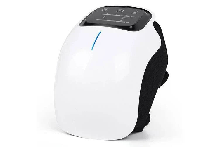 Knee Massager with Heat, Infrared & Vibration Therapy for Joint Pain Relief, Arthritis & Cramps – Rechargeable Smart Knee Physiotherapy Machine for Men & Women