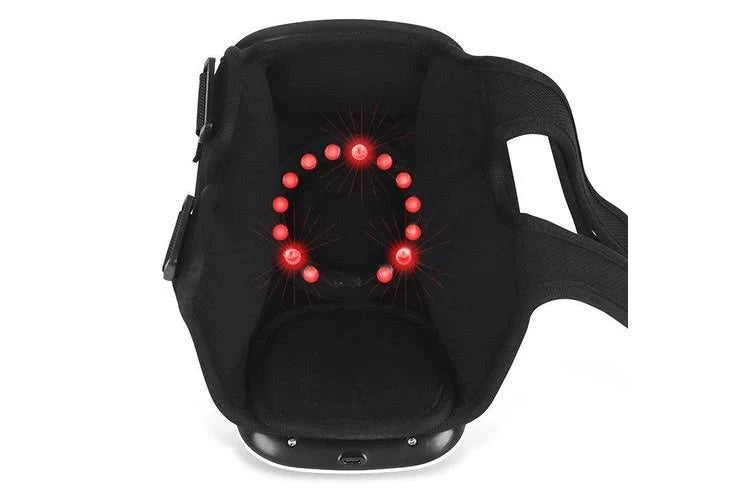 Knee Massager with Heat, Infrared & Vibration Therapy for Joint Pain Relief, Arthritis & Cramps – Rechargeable Smart Knee Physiotherapy Machine for Men & Women